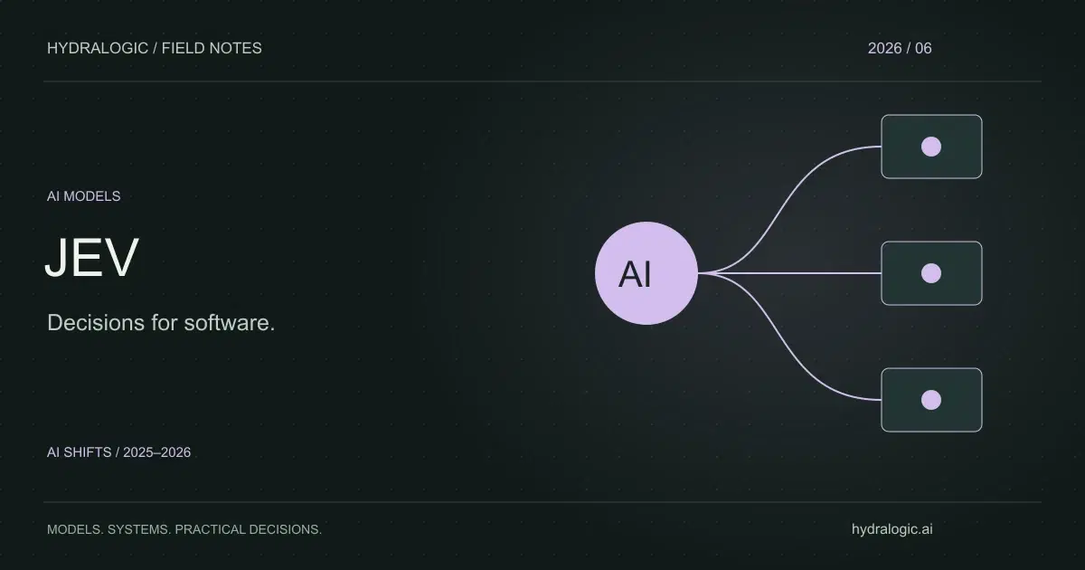 An original illustration of a structured decision branching into defined outcomes.